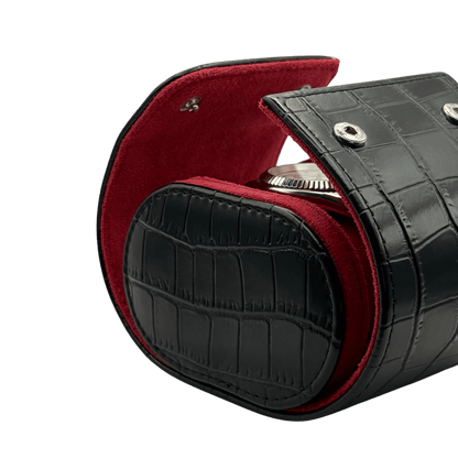 Crocodile Leather Watch Roll