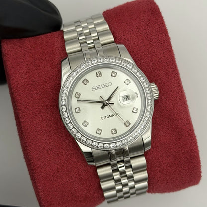 Women's Datejust Mod - Diamond Silver