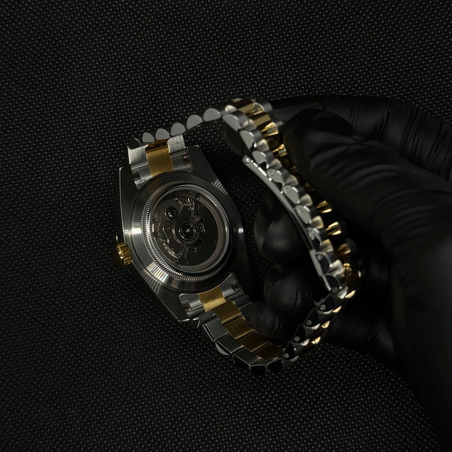 Datejust Mod - Arabic Two-Tone Pearl Gold