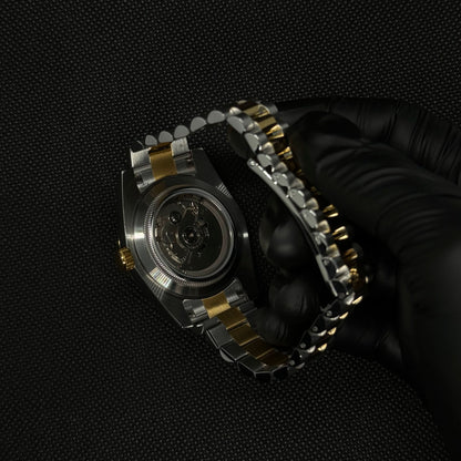 Datejust Mod - Arabic Two-Tone Pearl Gold